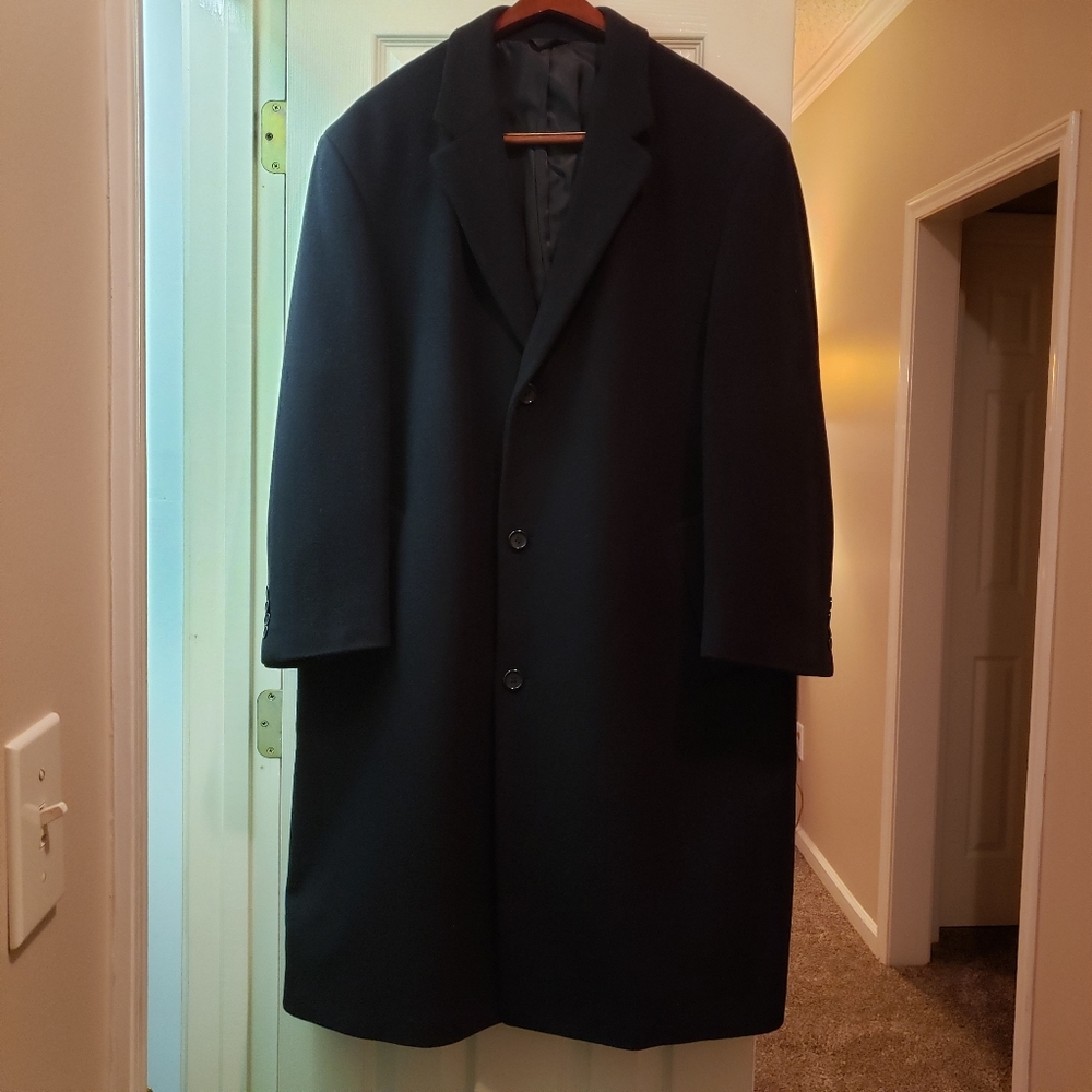 Man's winter overcoat